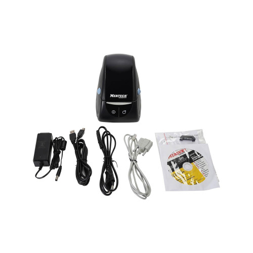 Термопринтер самоклеящихся этикеток MERTECH LP80 EVA RS232-USB Black