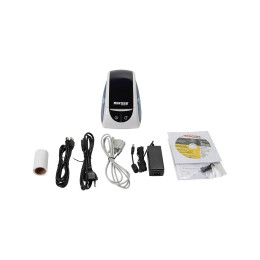 Термопринтер самоклеящихся этикеток MERTECH LP80 EVA RS232-USB White & blue