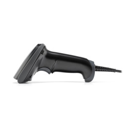 Проводной сканер штрих-кода MERTECH 2220 P2D USB, USB эмуляция RS232, black