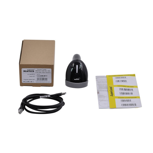 Проводной сканер штрих-кода MERTECH 1300 GS P2D черный 3 m cable